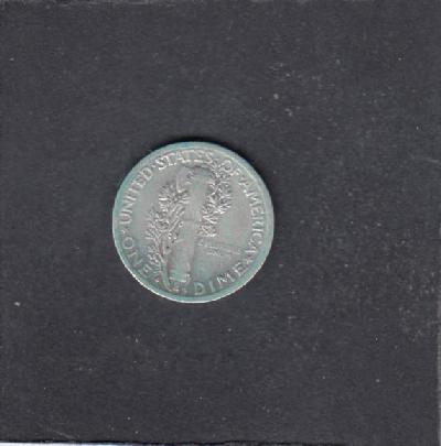 Beschrijving: 1 Dime MERCURY